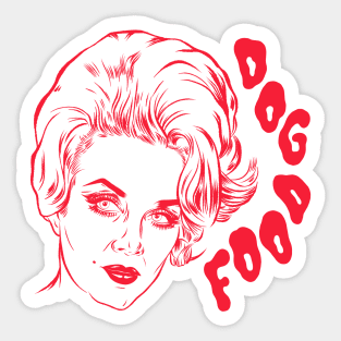 Liz Renay the dog food murderess Sticker